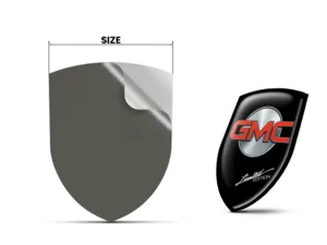GMC Auto Fensteraufkleber Universal Stilvoll Exklusiv